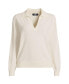 Фото #2 товара Women's Cashmere Johnny Collar Sweater