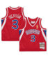 Фото #2 товара Футболка для малышей Mitchell&Ness Allen Iverson красная Philadelphia 76ers 1996/97 Hardwood Classics
