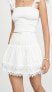 Фото #2 товара Peixoto Women's Ruffle Miniskirt Swim Cover-Up White Size S