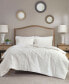 Фото #1 товара Arya Embroidered Medallion Faux Fur 3-Pc. Duvet Cover Set, Full/Queen