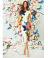 ფოტო #3 პროდუქტის Women's Floral-Print Bodycon Dress