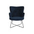 Фото #3 товара Кресло мягкое DKD Home Decor Синий Чёрный Металл 68 x 76 x 90 см
