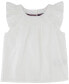 ფოტო #1 პროდუქტის Big Girls Eyelet Trimmed Top