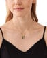 ფოტო #5 პროდუქტის 14K Gold Plated Tiger's Eye Dog Tag Necklace