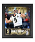 Фото #1 товара Drew Brees New Orleans Saints Framed 15'' x 17'' 500th Touchdown Milestone Collage