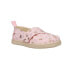 TOMS Alpargata Bee Mine Slip On Toddler Girls Pink Flats Casual 10017782T