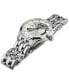 ფოტო #2 პროდუქტის Men's Automatic Jazzmaster Open Heart Silver-Tone Stainless Steel Bracelet Watch 40mm