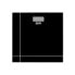 Digital Bathroom Scales EDM Crystal Black 180 kg (26 x 26 x 2 cm)