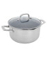 Фото #5 товара Henckels Clad H3 Stainless Steel Ceramic Nonstick 10 Piece Cookware Set