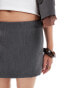 Фото #4 товара Bershka tailored skort in charcoal