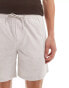 Jack & Jones linen shorts with drawstring in beige