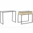 Набор из двух столов DKD Home Decor Металл ротанг (60 x 30 x 50 cm)