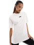 Фото #1 товара The North Face Oversized heavyweight t-shirt in cream Exclusive at ASOS