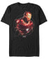 Фото #1 товара Marvel Men's Avengers Endgame Iron Man Portrait, Short Sleeve T-shirt