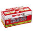 Фото #12 товара fischer DUOPOWER 5 x 25 - Expansion anchor - Concrete - Metal - Grey - Red - 2.5 cm - 5 mm