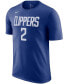 Фото #3 товара Men's Kawhi Leonard Royal La Clippers Name & Number T-shirt