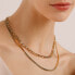Gold-plated necklace with Symphonia BYM84 crystals