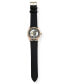 ფოტო #3 პროდუქტის Unisex Disney 100th Anniversary Analog Black Faux Leather Watch 33mm