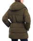 ფოტო #2 პროდუქტის Women's Oversized Hooded Anorak Puffer Coat