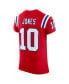 Фото #2 товара Men's Mac Jones Red New England Patriots Alternate Vapor F.U.S.E. Elite Jersey