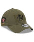 Фото #1 товара Men's Green Miami Marlins 2023 Armed Forces Day 39THIRTY Flex Hat