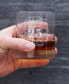 Фото #2 товара Cheers to 25 Years 25th Anniversary Gifts Whiskey Rocks Glass, 10 oz