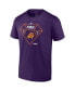 Men's Purple Phoenix Suns 2022 NBA Playoffs Diamond Tip Off T-shirt