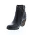 Фото #4 товара Harley-Davidson Wexford D84125 Womens Black Leather Ankle & Booties Boots 8.5
