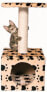 Фото #1 товара Когтеточка для кошек Trixie "ZAMORA" 61 см БЕЖ/ЛАПКИ