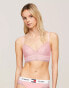 Tommy Jeans Unlined Bralette in Light Pink