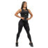 Фото #2 товара NEBBIA Intense Mesh Gold high waist leggings