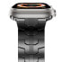 Фото #3 товара Ремешок для часов 4wrist Iron Man для Apple Watch 42/44/45/49 мм - Черно-оранжевый