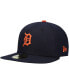 Фото #2 товара Men's Navy Detroit Tigers Authentic Collection On-Field Road 59FIFTY Fitted Hat