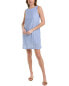 Beachlunchlounge Linen-Blend A-Line Dress Women's Blue Xs