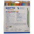 Фото #4 товара GIOTTO Assorted Stilnovo Pack Hexagonal Color Pencil 24 Units