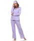 ფოტო #1 პროდუქტის Women's Pajama Set, 3-Piece