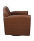 Archer 30.5" Wide Faux Leather 360 Degree Swivel Arm Chair