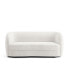 Фото #12 товара Isabella 63" Boucle Fabric Curved Loveseat