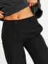 Only straight leg tailored trousers in black