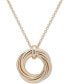Фото #1 товара Lauren Ralph Lauren gold-Tone Love Knot 36" Pendant Necklace