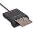 Qoltec Smart chip ID card scanner - 84.5 mm - 16 mm - 65 mm - 63 g - 0.9 m - USB 2.0