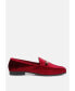 ფოტო #1 პროდუქტის evelio horsebit embellsihed velvet loafers