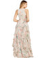 ფოტო #3 პროდუქტის Women's High Neck, Ruffled Skirt Printed Dress