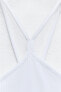 Фото #10 товара Платье в рубчик с горловиной халтер ZARA