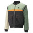 Фото #1 товара Puma B5's X Full Zip Bomber Jacket Mens Green Casual Athletic Outerwear 53780001