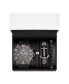 Фото #2 товара Наручные часы Frederique Constant Swiss Classics Business Timer Black Leather Strap Watch 40mm.