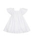 ფოტო #1 პროდუქტის Girls' Flutter Sleeve Eyelet Empire Dress, Infant