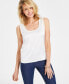 Фото #1 товара Women's Scoop-Neck Tank Top, Created for Macy's