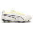 Фото #2 товара Puma King Pro Firm GroundArtificial Ground Soccer Cleats Mens White Sneakers Ath
