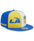 Фото #1 товара Men's Gold, Royal Los Angeles Rams 2023 Sideline 9FIFTY Snapback Hat